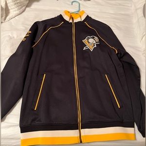 Men’s Pittsburgh Penguins CCM Zip Up Jacket (NEVER WORN WITH TAGS)
